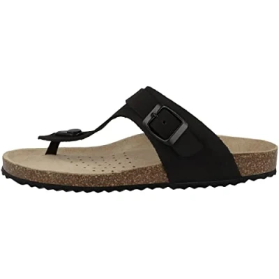 Immagine di Geox Brionia Infradito, Donna, Taglia: 37, Black Pelle