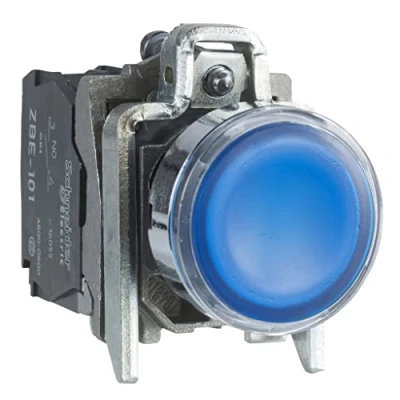 Immagine di PULS LUM LED 120VCA 1NA+1NC AZUL