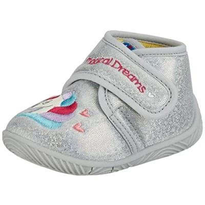 Immagine di Chicco Pantofola casa e asilo (1), Bambina ragazza, Argento, 23, Designed in Italy