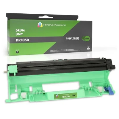 Immagine di Tamburo compatibile per Brother DCP 1510, 1510E, 1512, 1512E, 1610W, 1612W, HL 1110, 1110E, 1112, 1112E, 1210W, 1212W, MFC 1810, 1810E, 1910W DR1050 Nuovo non Rigenerato, Colore: Nero