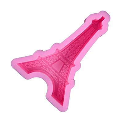 Immagine di VICMAT Torre Eiffel a forma di in Silicone Stampo per Fondente Fai da te Forniture Strumento Decorazione Torta Budino Cioccolato Sapone Polimero Clay