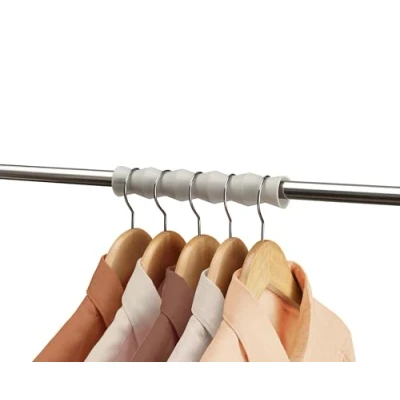 Immagine di Joseph Orderly Distanziatori per Asta Armadio Appendiabiti, 2 pezzi, uso con Camicie, Gonne e Pantaloni