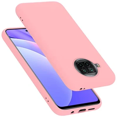 Immagine di Cadorabo Custodia compatibile con Xiaomi Mi 10T Lite in LIQUID ROSA Morbida Cover Protettiva Sottile di Silicone TPU Bordo Protezione Ultra Slim Case Antiurto Gel Back Bumper Guscio