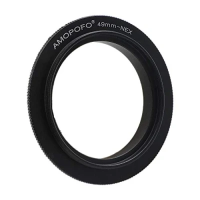 Immagine di Anello di inversione macro da 49 mm, adatto per riprese macro, compatibile con baionetta SonyE, A6300, A7, A7R, NEX 6, 5, 3; 5N,NEX C3,NEX 5R