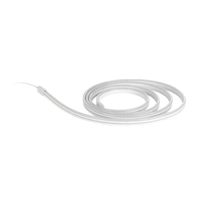 Immagine di EGLO RGBIC striscia LED con effetti luminosi, tubo luminoso, decorazione per stanze da gaming e feste, telecomando, luminosa, colore luce bianco caldo RGB, 3 m