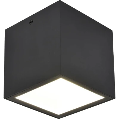 Immagine di Lutec 6389102012 GEMINI Lampada LED a soffitto per esterni (monocolore) 7.00 W Nero (opaco)