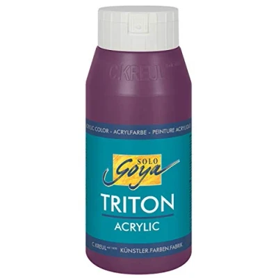 Immagine di KREUL Solo Goya 17020 Colore Acrilico Basic Triton, Bottiglia da 750 ml, Melanzana
