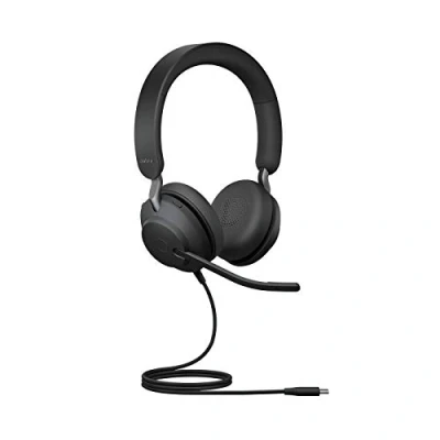 Immagine di Jabra Evolve2 40 PC Headset Noise Cancelling , USB C, Tutte le piattaforme, Stereo, Prima edizione