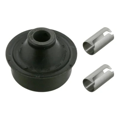 Immagine di FEBI BILSTEIN 28100 Silent Block con manicotti montaggio Assale anteriore Sx, inferiore, posteriore, Dx Gomma OPEL: Astra G Caravan