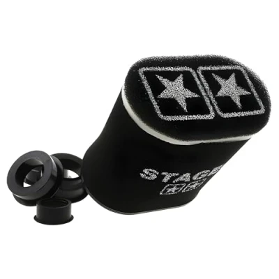 Immagine di Filtro aria da corsa Stage6 Double Layer GROSS AirBox Nero