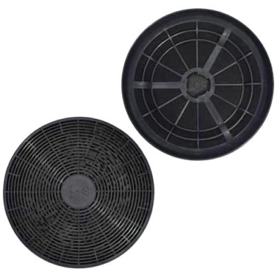 Immagine di 2 filtri ai carboni attivi per cappe aspiranti, adatti Respekta, Bomann, PKM (MIZ 0023, KF 561, CF110, DU652 MIZ0023 K606)