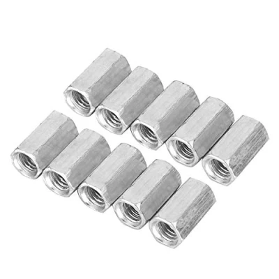 Immagine di Dado ， M8 Stelo lungo esagonale Manicotto Standoff Elementi di fissaggio filettati filettato （10 pezzi）(M8*20)