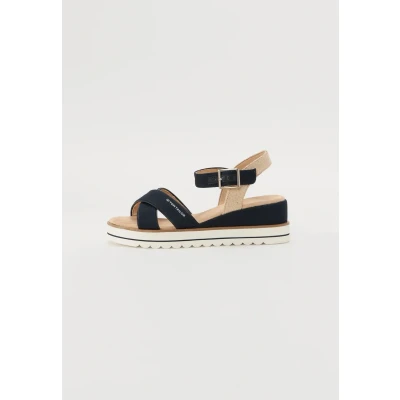 Immagine di TOM TAILOR 9590210006, Sandali con Zeppa Donna, Blu Navy, 36 EU