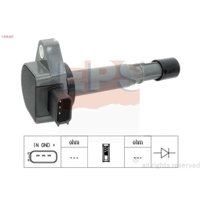 Immagine di EPS 1.970.457 Bobina d&#039;accensione COIL ON PLUG HONDA: FR V, CIVIC 7 Hatchback