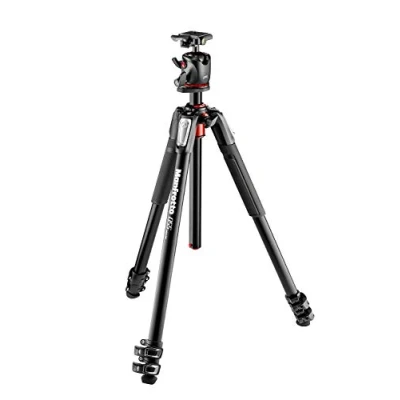 Immagine di Manfrotto MK055XPRO3 BHQ2 digitali/videocamere, tripode, colore: nero, Treppiede in alluminio, nero