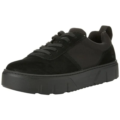 Immagine di Timberland Laurel Court Suede, Scarpe da Ginnastica Donna, Camoscio Nero, 37.5 EU Larga