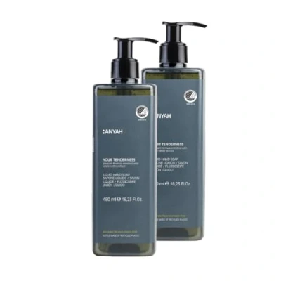 Immagine di Anyah Sapone Liquido Arricchito Con Estratto di Ortica Bianca Certificato Ecolabel Made in Italy 2 X 480 ML