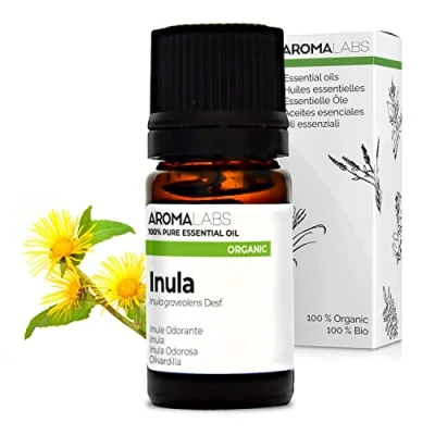 Immagine di BIO Olio essenziale INULA ODOROSA 5mL 100% Puro, Naturale, Chemiotipizzato e Certificato AB/Cosmos AROMA LABS (Marchio Francese)