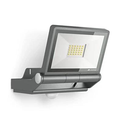 Immagine di Steinel proiettore LED XLED PRO ONE Plus S antracite, 18,4 W, 2204 lm, sensore di movimento 240, lampada da parete 3000 K