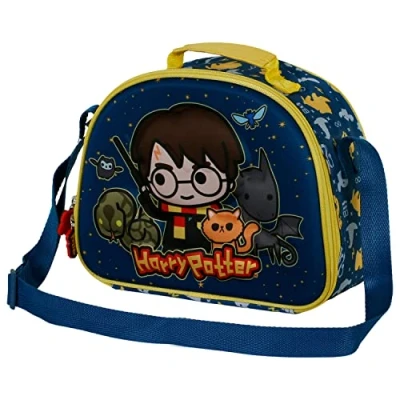 Immagine di Karactermania Harry Potter Beasty Friends 3D Lunch Borsa a tracolla per bambini, Taglia: One Size, Azul
