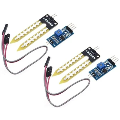 Immagine di TECNOIOT 2pcs Soil Hygrometer Humidity Detection Module Moisture Water Sensor