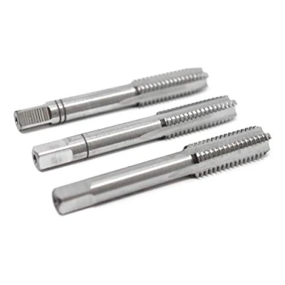 Immagine di Design61 Set di 3 maschi per filettatura manuale, HSS G, DIN 352, M8 x 63 1,25
