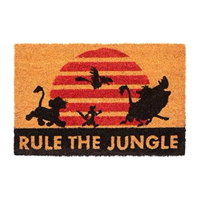 Immagine di Grupo Erik Zerbino Ingresso Casa Il Re Leone, Rule the Jungle, Fabbricato in Fibra di Cocco e con una Base PVC Antiscivolo, 40x60 cm