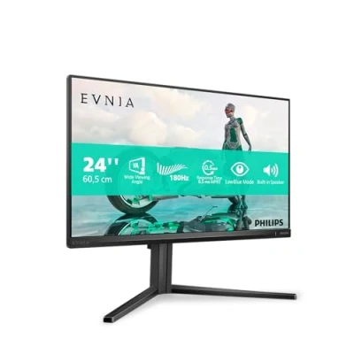 Immagine di Philips Evnia 24M2N3200A Monitor da gioco FHD 24 pollici, 180 Hz, 0,5 ms, FreeSync Prem., G Sync comp. (1920x1080, HDMI 2.0, DisplayPort 1.4) nero grigio