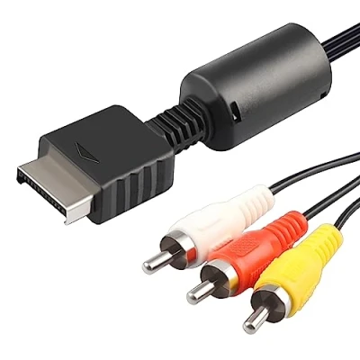 Immagine di Xahpower Cavo AV per PS2 PS1 PS3, a RCA Composito Audio Video Compatibile con Sony Playstation 1 2 3 1.8M