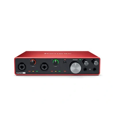 Immagine di Focusrite Scarlett 8i6 interfaccia audio USB per registrare, creare e trasmettere in streaming — qualità studio, riproduzione trasparente