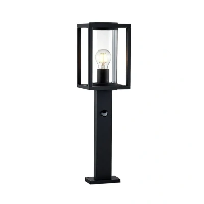 Immagine di Lucande lampione Ferda, 60 cm, sensore, grigio grafite, E27