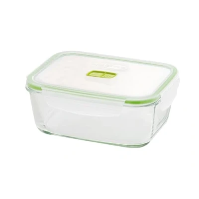 Immagine di GIO&#039;STYLE Contenitore per Alimenti in Vetro 1,5L Chiusura Ermetica Rettangolare Made Italy Adatto a Frigorifero, Freezer, Microonde Linea 2 1