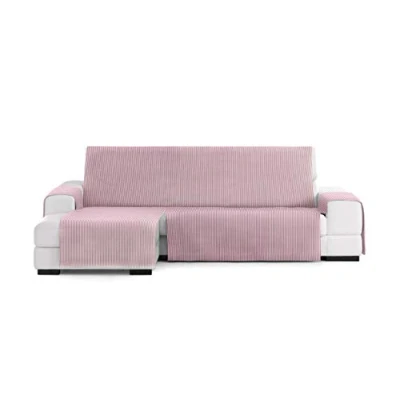 Immagine di Practica salvadivano con penisola 240cm destra vista frontale Calma colore 02 rosa