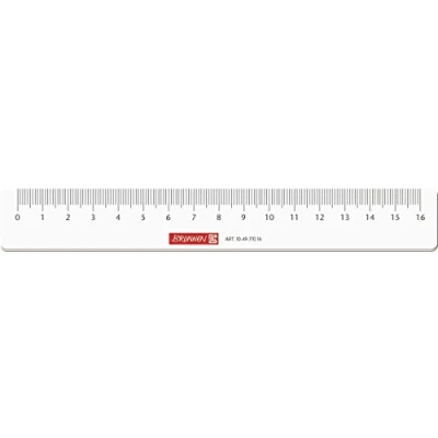 Immagine di Baier &amp; Schneider Righello flessibile, 16 cm, 1 pezzo, trasparente
