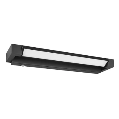 Immagine di Trio Leuchten LED Badezimmer Wandleuchte Fabrizio 284770132, Aluminium Schwarz matt, 9 Watt LED, Lichtfarbe einstellbar, dimmbar