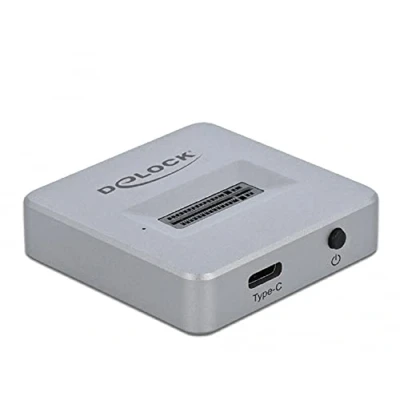 Immagine di DeLOCK Docking station per SSD M.2 NVMe PCIe con USB Type C, Grigio
