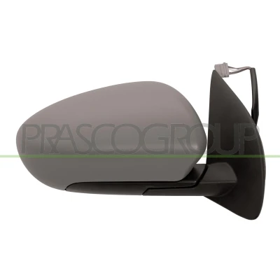 Immagine di Specchietto retrovisore esterno Prasco Premium DS7107323P Dx con la prima mano elettrico termico, convesso NISSAN: Qashqai / Qashqai+2 I
