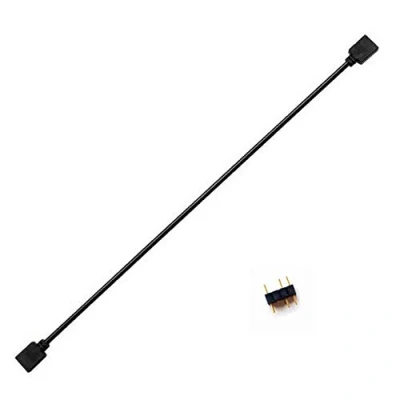 Immagine di NMD&amp;LR Cavo di Prolunga della Scheda Madre del Computer, Dell&#039;interfaccia RGB, Hub Connettore 12V RGB 4 Pin / 5V ARGB 3 1 4/1 5
