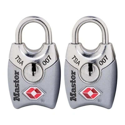 Immagine di Master Lock 4689T Serratura a Chiave, I Colori Possono variare, 2 Pack