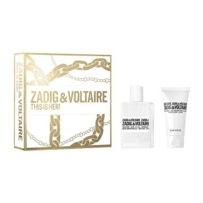 Immagine di Zadig &amp; Voltaire Fragrances THIS IS HER EDP 50ML + BODY Lotion Kit skincare, Donna, Taglia: One Size,