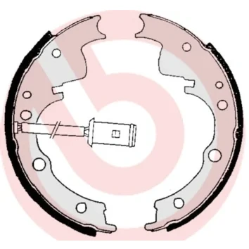 Immagine di BREMBO S A6 505 Ganasce Freno 254 90 IVECO: DAILY 2 Pritsche/Fahrgestell, Kasten/Kombi