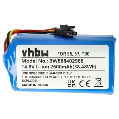 Immagine di vhbw batteria sostituisce Qihoo 2ASP4 S5, INR18650 M264S1P, LR PAS0638W EU, M26 4S1P per home cleaner (2600mAh, 14,8V, Li Ion)