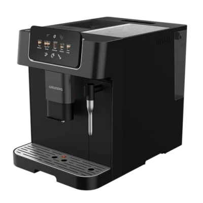 Immagine di GRUNDIG KVA 6230 Macchina da caffè con ugello montalatte, meccanismo in acciaio inox 13 gradi di macinazione, contenitore per fagioli 250 g, serbatoio dell&#039;acqua rimovibile, pressione pompa