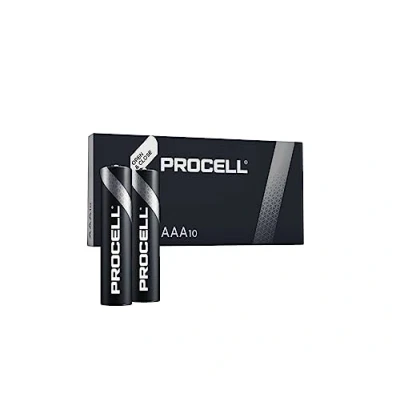 Immagine di 10X Mini Stilo Duracell Procell AAA (1 Blister Da 10 Batterie) Pile (LR03/MINI STILO/MICRO)