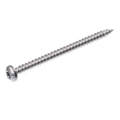 Immagine di SECCARO viti per truciolato testa semicircolare 6 x 80 mm, in acciaio inox V2A VA A2, legno con filettatura completa, TX/esagono incassato, 75 pezzi