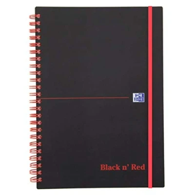 Immagine di Kolozeszyt A5 Oxford w linie 70 kartek Black n&#039; Red