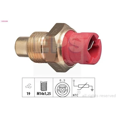 Immagine di EPS 1.830.084 Sensore Temperatura Refrigerante Made in Italy OE Equivalent FIAT: Panda I Hatchback, Fiorino II Van, Uno Hatchback