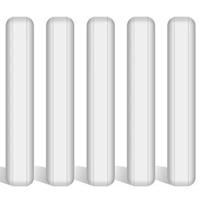 Immagine di stonylab Barra di Agitazione, Ancorette Magnetiche Rivestite in PTFE da 50 mm Mixer Bianco per Agitatori, 5 Pacchetti