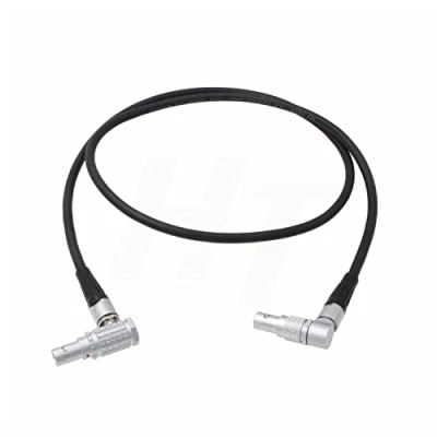 Immagine di HangTon Cavo di alimentazione per telecamera Z CAM E2 F6 F8 S6 Rotabile 2 pin a Tilta Nucleus M 7 Angolo retto 80cm