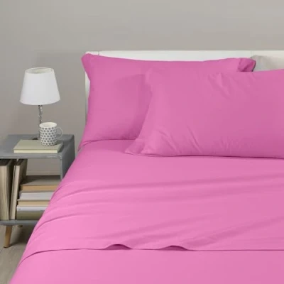 Immagine di Caleffi Completo lenzuola Tinta Unita flanella Matrimoniale Orchidea